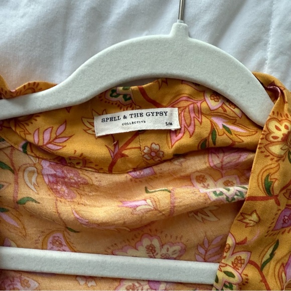 Spell Portobello Road Short Robe Mustard Seed - Picture 7 of 7